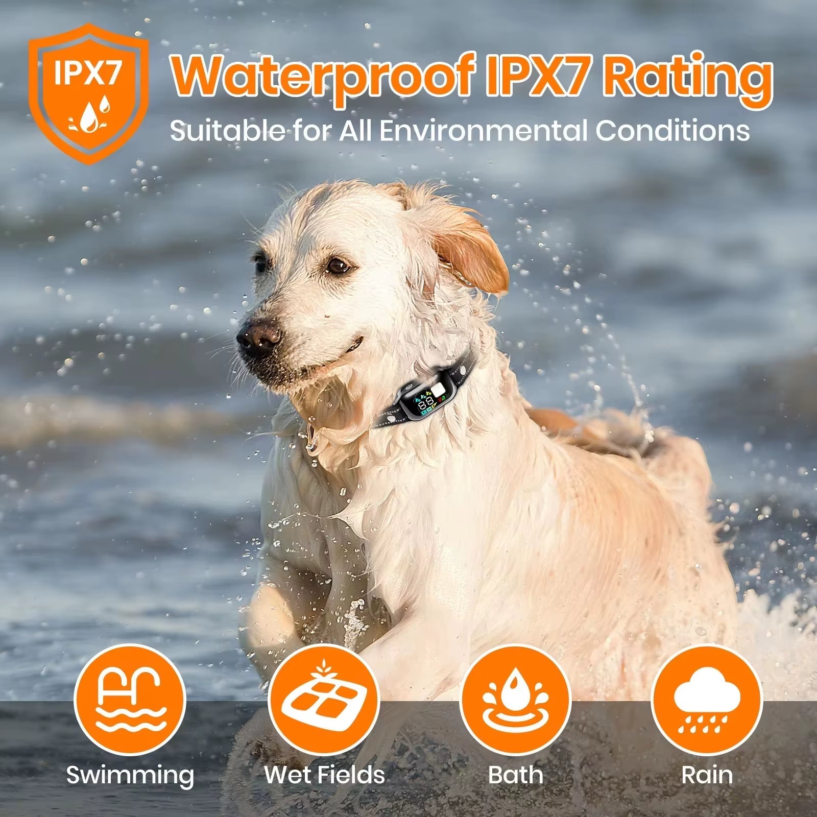 BOOSTALLION Dog ing Collar with Automatic Mode,2026 New AI Electric Collar for Dog Training,IPX7 Waterproof Dog Anti Bark CollarTrain