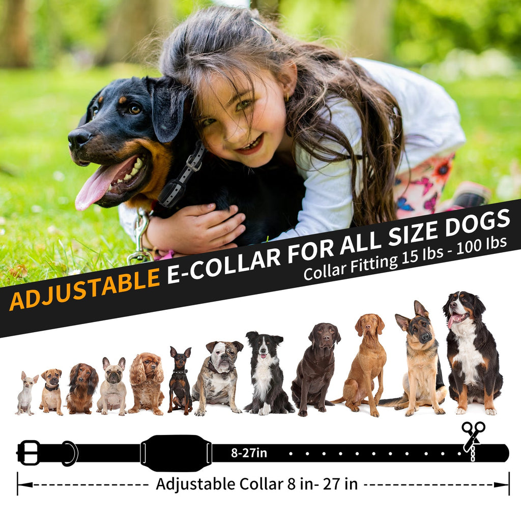 OMNITRAINER Dog Training Collar with Remote - 3300Ft Range, 3 Humane Training Modes (Beep, Vibration, Static), IPX7 Waterproof & Rechargeable - Professional E-Collar for Small, Medium, Large Dogs