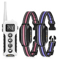 PetJoy No Shock Dog Training Collar with Remote 2 Dogs,3300ft Vibrating Dog Collar with Beep &Vibration,IPX7 Waterproof Dog Bark Collar No Shock for 5-120lbs Dogs，No Prongs