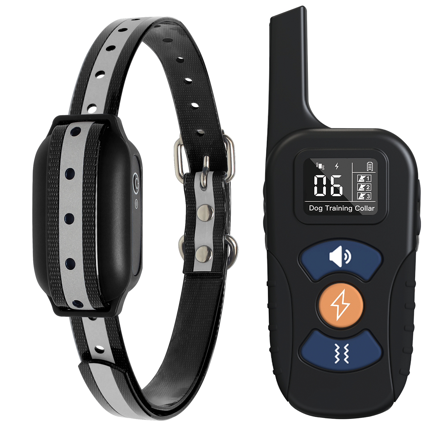 PD 519 PaiPaitek Rechargeable Waterproof Static Shock Electric Dog Training Collar With Remote 3300FT For All Breeds Sizes