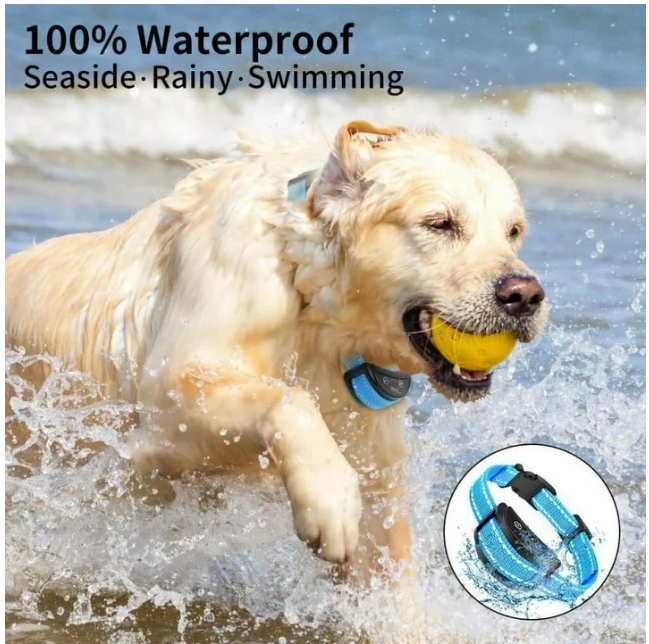 PetJoy Automatic Bark Collar for 3 Dogs,Bark Shock Collar,Anti Barking Collar with Beep&Shock,Bark Collar Adjustable Sensitivity for All Breeds of Dogs
