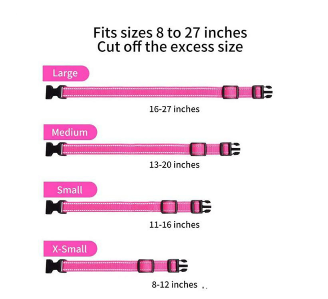 PetJoy Dog Bark Collar, Adjustable Sensitivity Anti Bark Collar with Beep & Shock, Pink,Black (2 Pack)