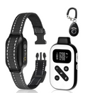 PetJoy Shock Collar for Large Dogs, Bark Collar with Remote, Bark and Training Collar 2 in 1, Auto Bark Collar - Shock, Vibration, Beep and Auto Mode (Level 1-5), Remote Range 2800 Ft,Black