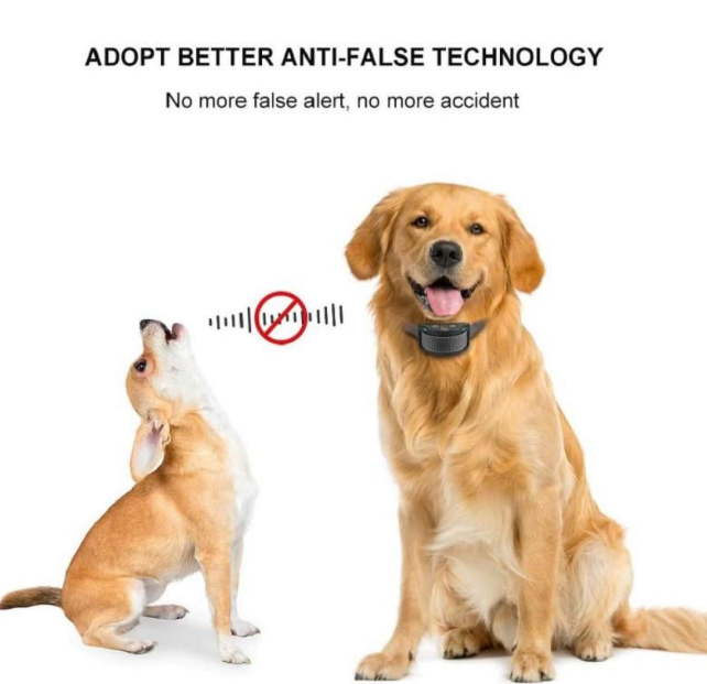 PetJoy Automatic Bark Collar for 3 Dogs,Bark Shock Collar,Anti Barking Collar with Beep&Shock,Bark Collar Adjustable Sensitivity for All Breeds of Dogs