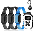 Petjoy 3 Dog Training Collar for Large Dogs, Automatic Bark Collar with Remote, Bark and Training Collar Combo, Shock Collar with 5 Adjustable Levels of Sensitivity to Suit All Breeds of Dogs