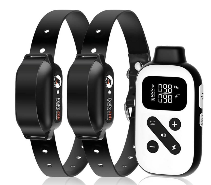 PaiPaitek Dog Training Collar For 2 Dogs,Shock Collar with Remote&Automatic Modes,Bark Collar with Beep,Vibration&Shock Modes