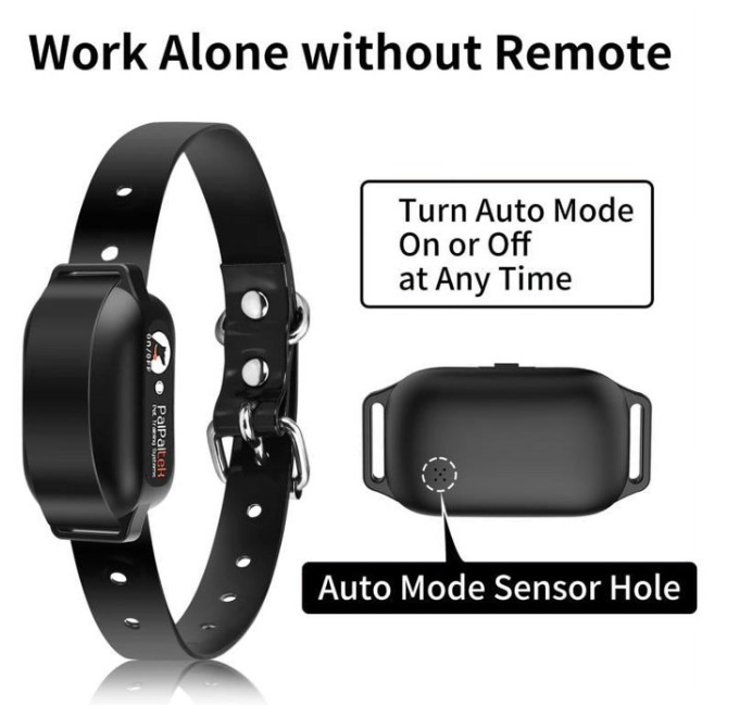 PaiPaitek Dog Training Collar For 2 Dogs,Shock Collar with Remote&Automatic Modes,Bark Collar with Beep,Vibration&Shock Modes