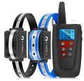 Paipaitek Dog Shcok Collar For 2 Dogs,Dog Training Collar With Remote 3300Feet,Dog Bark Collar With Beep,Vibration,Shock for Large Medium Small Dogs,IPX7
