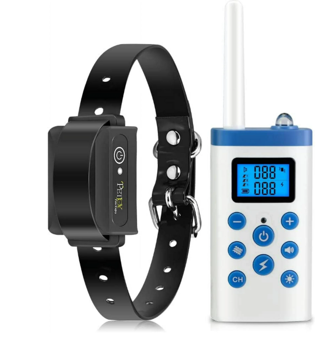 Paipaitek Dog Training Collars,Dog Shock Collar With Remote 3600ft,Auto Anti Bark And Training Collar Comb,Dog Bark Collar With Beep,Vibration&Static Shock,IPX7 waterproof