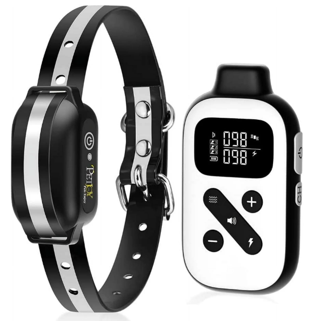 Paipaitek Shock Collar for Large Dogs, Bark Collar with Remote and Automatic Mode, Dog Training Collar with Beep, Vibration and Shock, Waterproof Electric Dog Collars