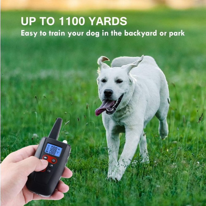 Paipaitek Dog Shock Collar with Remote,3300Ft Range Electric Dog Collar for Large Medium Small Dogs,IPX7 Waterproof Dog Training Collar-3 Modes Beep,Vibration,Shock