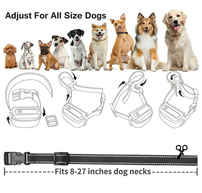 Paipaitek Dog Shock Collar with Remote,3300Ft Range Electric Dog Collar for Large Medium Small Dogs,IPX7 Waterproof Dog Training Collar-3 Modes Beep,Vibration,Shock