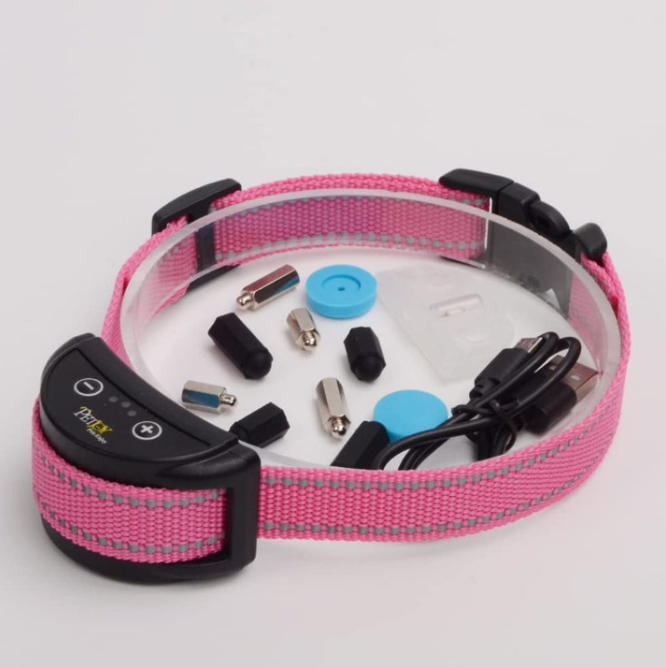 Paipaitek Dog Bark Collar,Automatic Shock & Beep,Waterproof & Rechargeable,For Small to Large Dogs,Black,2pcs