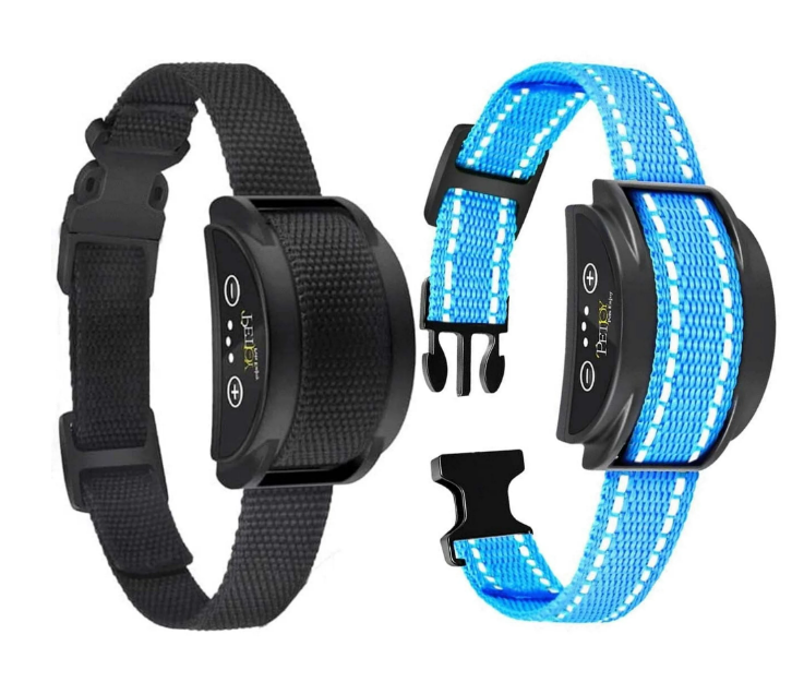 Paipaitek Dog Bark Collar,Automatic Shock & Beep,Waterproof & Rechargeable,For Small to Large Dogs,Black