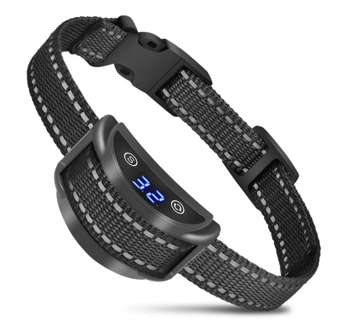 PaiPaitek Anti Bark Collar for Dogs, Automatic Dog Bark Collar,Anti Barking Collar With LED display,Beep,Vibration&Electric Shock for Small Medium Large Dogs
