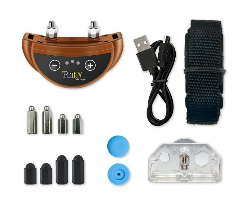 Paipaitek Dog Bark Collar,Automatic Shock & Beep,Waterproof & Rechargeable,For Small to Large Dogs,Black