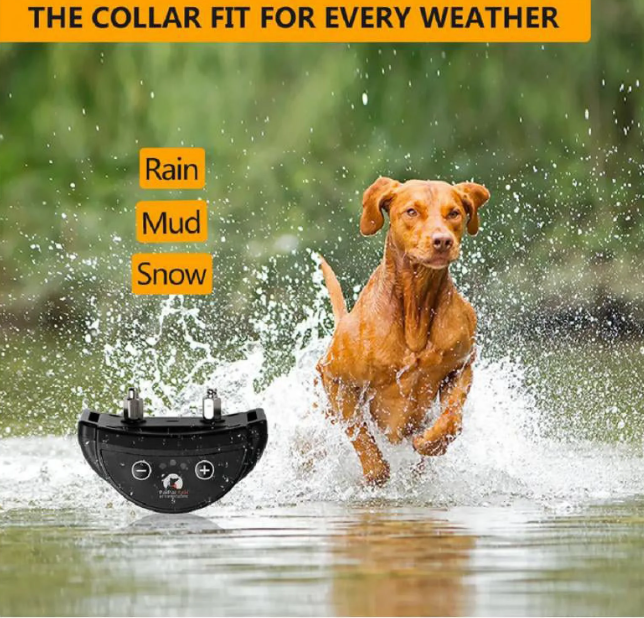 Paipaitek Dog Bark Collar, Automatic Shock & Beep, Waterproof & Rechargeable, For Small to Large Dogs
