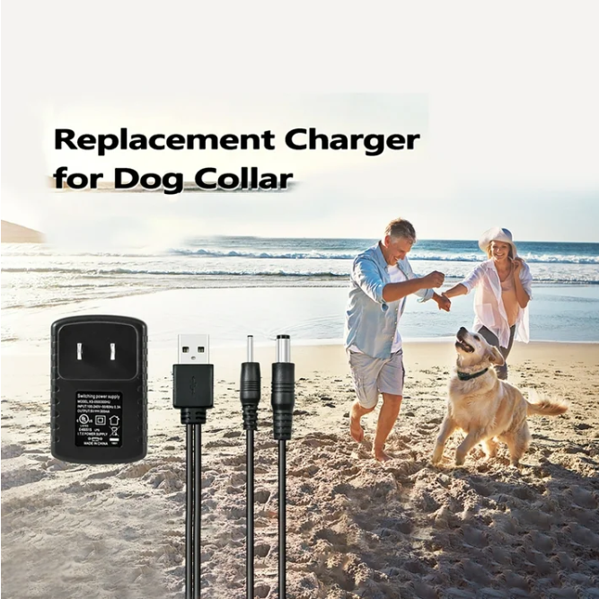 Paipaitek Shock Collar Charger Replacement,Compatible with Flittor, PetSpy,PetTech,PET998,Pettrainer Dog Shock Collars & Other Dog Training Systems