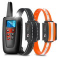 Paipaitek Dog Bark Collar for 2 Dogs,3300ft Range No Shock Dog Training Collar with Remote,Vibrating Dog Collar for Puppy ,IPX7 Waterproof Dog No Shock Collar
