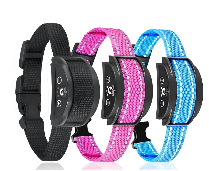 Paipaitek Dog Bark Collar,Automatic Shock & Beep,Waterproof & Rechargeable,For Small to Large Dogs,Black