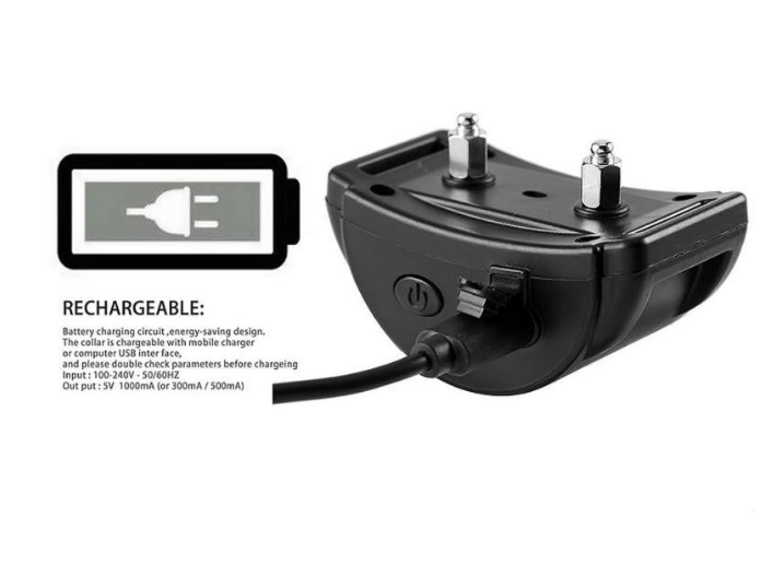 Paipaitek Dog Bark Collar,Automatic Shock & Beep,Waterproof & Rechargeable,For Small to Large Dogs,Black