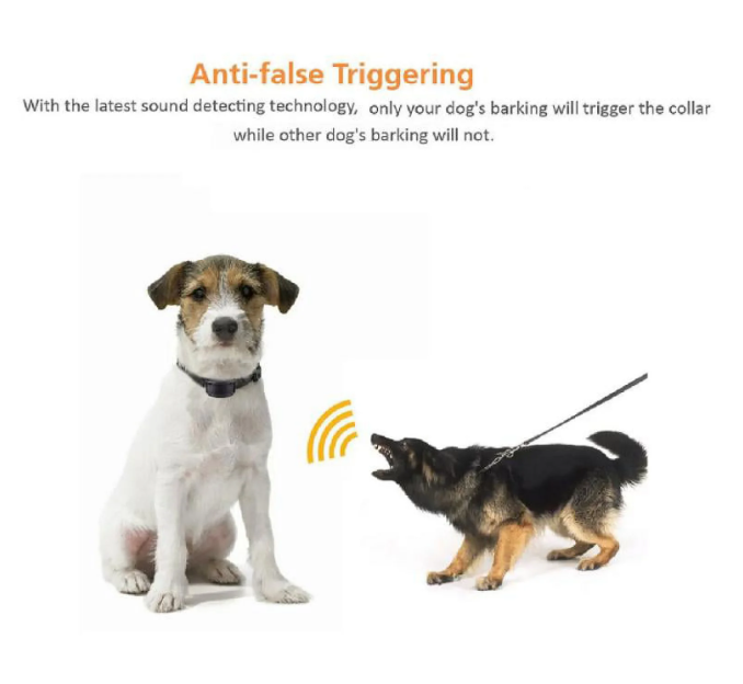 Paipaitek Dog Bark Collar,Automatic Shock & Beep,Waterproof & Rechargeable,For Small to Large Dogs,Black