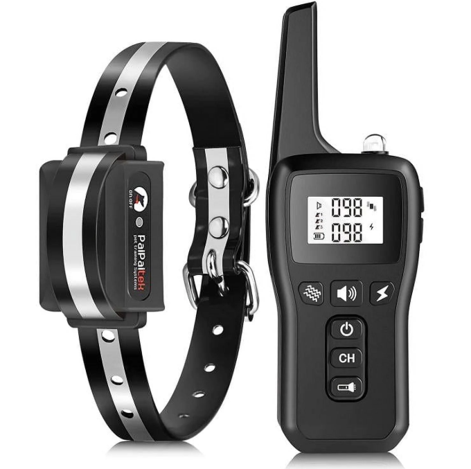 Petjoy 2-in-1 Bark Collar,Remote Dog Training Collar,Adjustable Electronic Dog Collar,Shock Collar for Large Medium Small Dog,w/3 Modes,IPX7, 3300FT Remote Range(1 Dog).