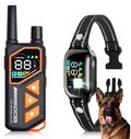 PetJoy Dog Shock Collar with Remote - 3300Ft Dog Training Collar with Beep Vibration & Static Modes, IPX7 Waterproof Dog Bark Collar for Small Large Medium Dogs with Reflective Flashlight & Strap