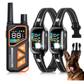 PetJoy Dog Shock Collar with Remote 2 Dogs - 3300Ft Dog Training Collar with Beep Vibration & Static Modes, IPX7 Waterproof Dog Bark Collar for Small Large Medium Dogs with Reflective Flashlight & S（副本）