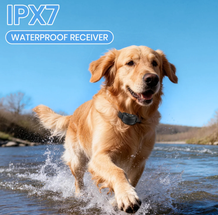 Petjoy Automatic Bark Collar for 3 Dogs,Dog Shock Collar,Anti Barking Collar with Beep&Shock,Bark Collar Adjustable Sensitivity for All Breeds of Dogs