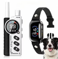 4 Modes Dog Shock Collar with Remote,4000ft Dog Training Collars with Beep,Vibration,Static and Shock Lock-No Shock Mode,IPX7 Waterproof Dog Bark Collar for Small Large Dogs