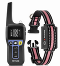 PaiPaitek 2-in-1 Bark Collar,3300FT Remote Dog Training Collar,Adjustable Electronic Dog Collar,Shock Collar for Large Medium Small Dog,w/3 Modes,IPX7
