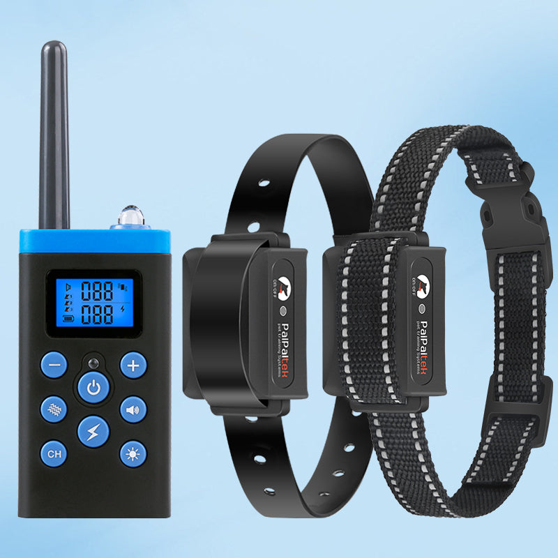 PD 525-TIO 2 IN 1 Dog Remote Training Collar Automatic Stop Barking With Shock