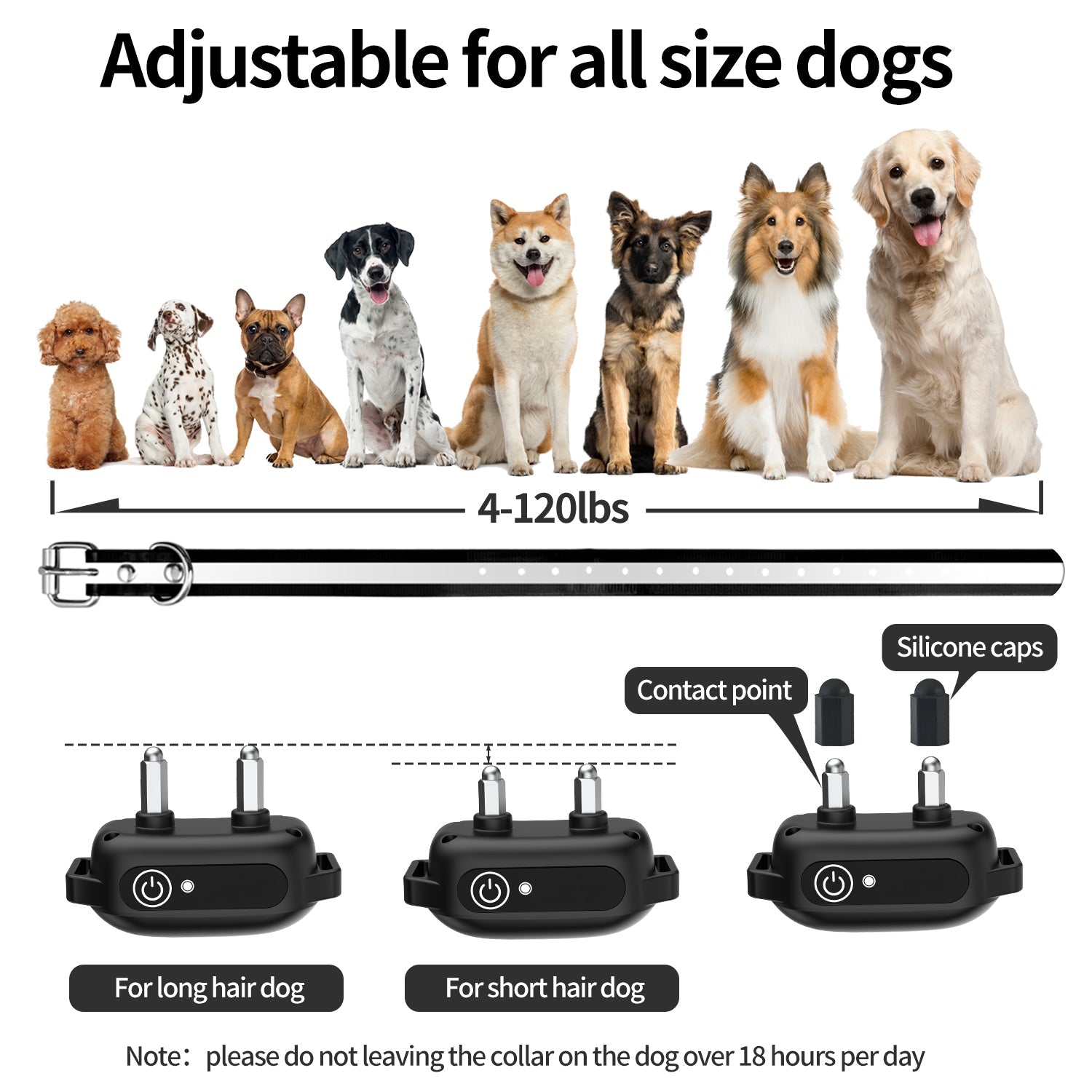 PD 519 PaiPaitek Rechargeable Waterproof Static Shock Electric Dog Training Collar With Remote 3300FT For All Breeds Sizes