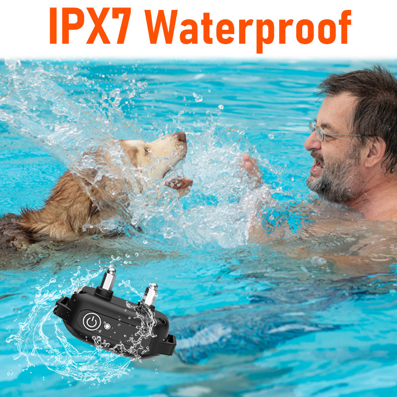 3300ft Range Rechargeable Waterproof Shock Ecollar Dog Training With 4 Training Modes