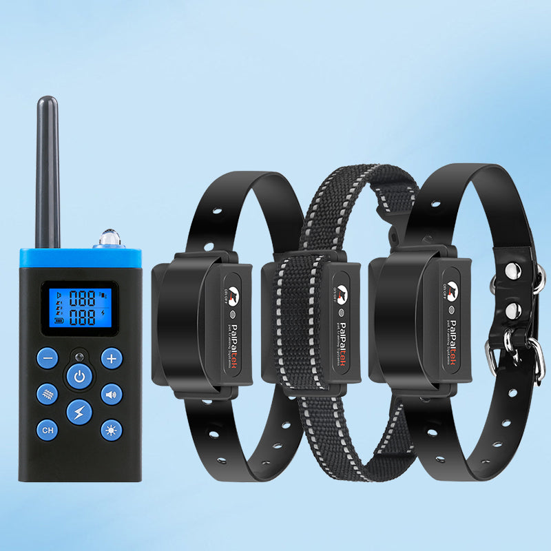 PD 525-TIO 2 IN 1 Dog Remote Training Collar Automatic Stop Barking With Shock