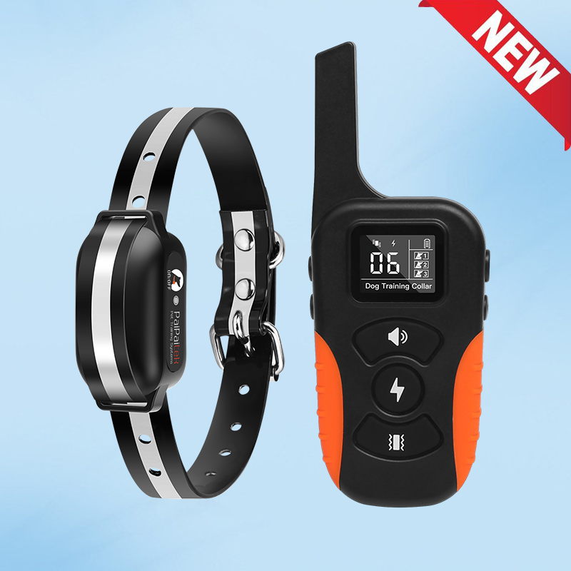 PD 519 PaiPaitek Rechargeable Waterproof Static Shock Electric Dog Training Collar With Remote 3300FT For All Breeds Sizes