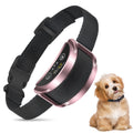 Petjoy Dog Bark Collar,Shock Anti Bark Collar with Beep & Shock,5 Levels,for Dogs 5-120lbs,Waterproof,Pink
