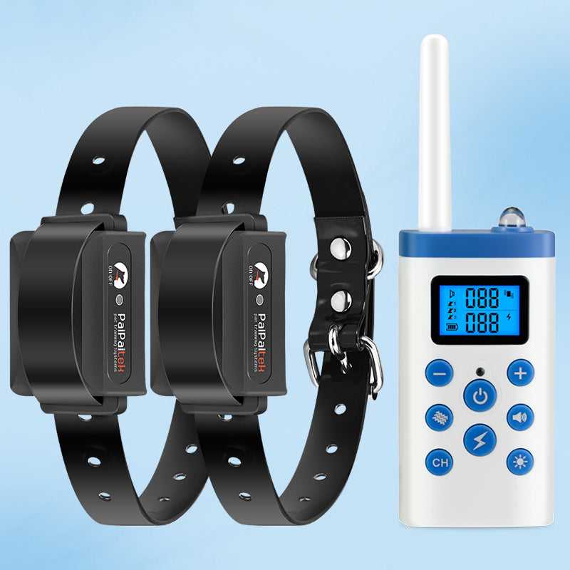 PD 525-TIO 2 IN 1 Dog Remote Training Collar Automatic Stop Barking With Shock
