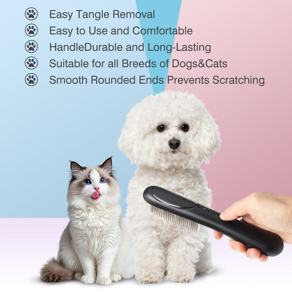 Customisable ABS Electronic Dog Combs New Deworming Alternative Medications Safe Physical Electronic Deworming Combs