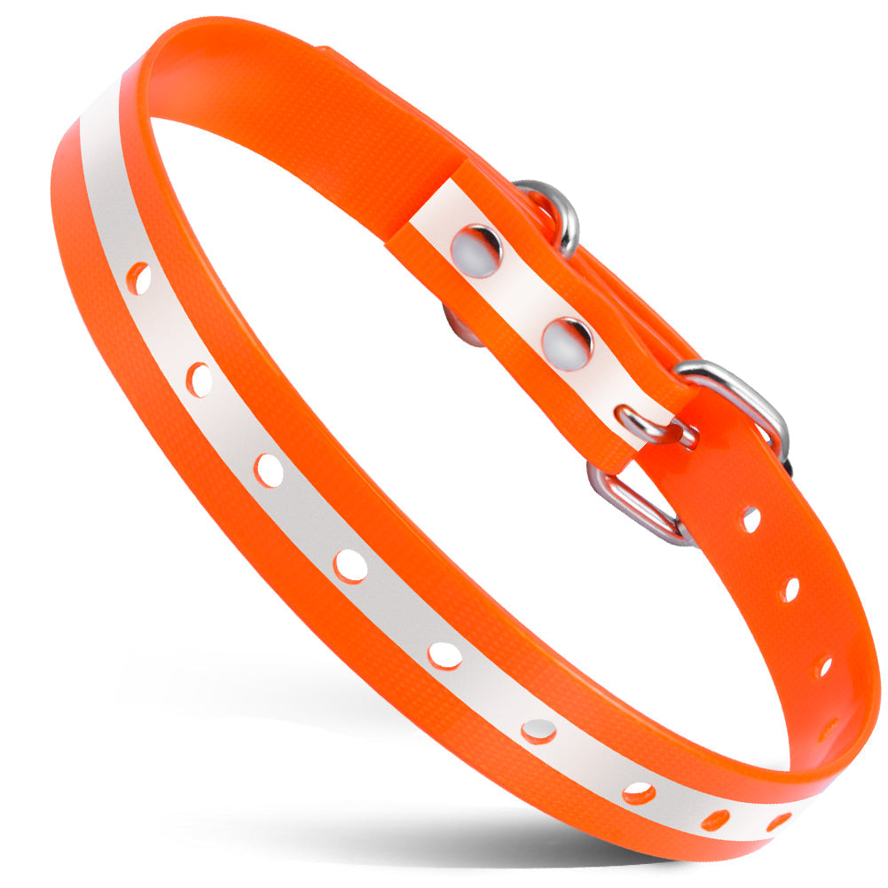 Replacement TPU Collar Strap Fits to All Brands of Pet Shock Bark E Collars and E Fences.
