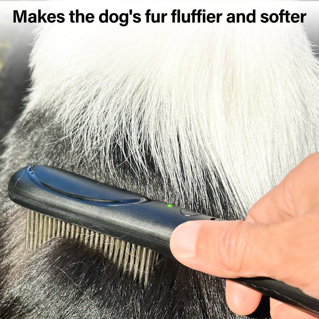 Customisable ABS Electronic Dog Combs New Deworming Alternative Medications Safe Physical Electronic Deworming Combs