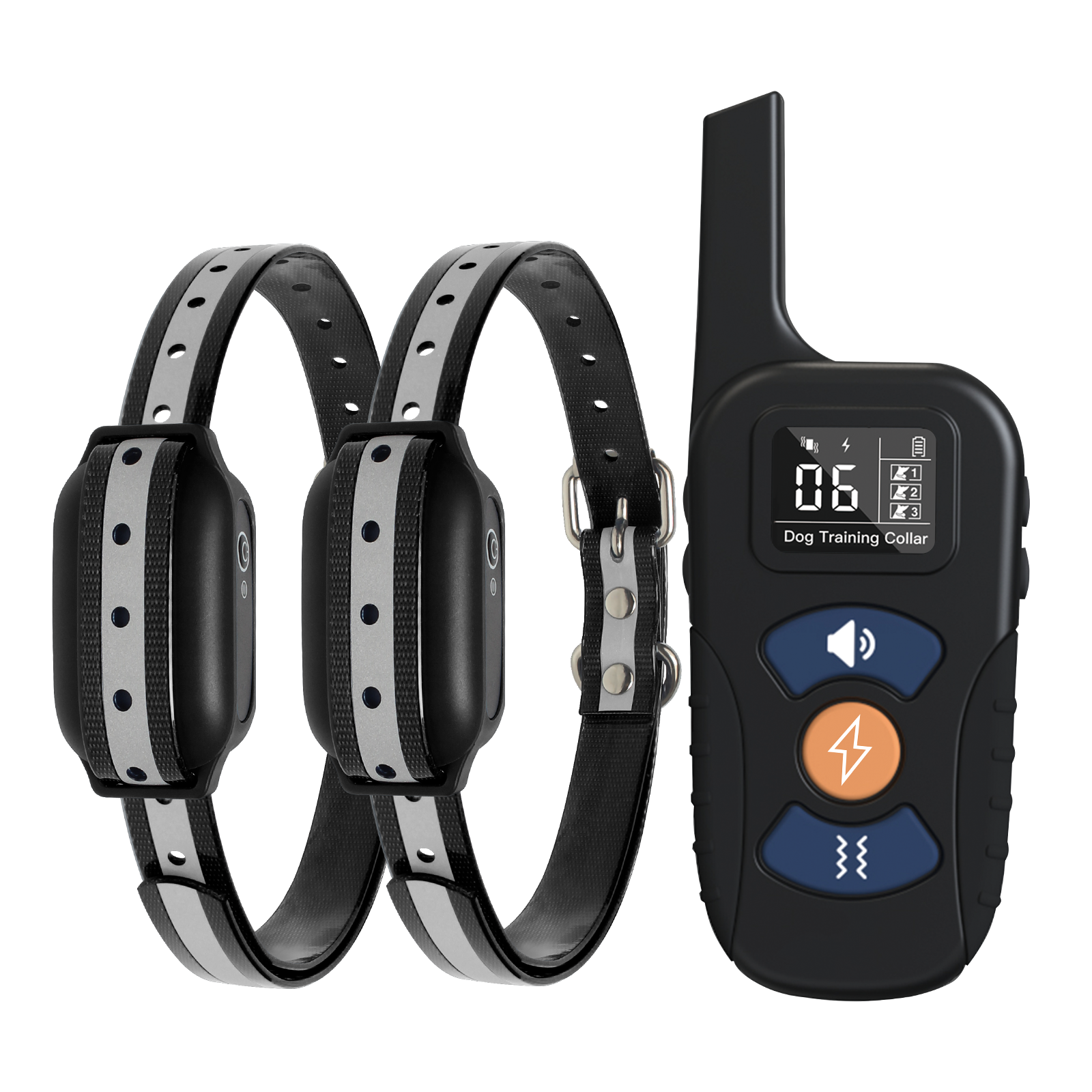 PD 519 PaiPaitek Rechargeable Waterproof Static Shock Electric Dog Training Collar With Remote 3300FT For All Breeds Sizes