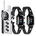 Paipaitek Dog Training Collar for 3 Dogs,4000ft Remote,Safety Shock Lock,9 Tones,Blue,for 2 dog