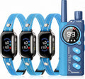Paipaitek Dog Training Collar for 3 Dogs,4000ft Remote,Safety Shock Lock,9 Tones,White,for 3 dog