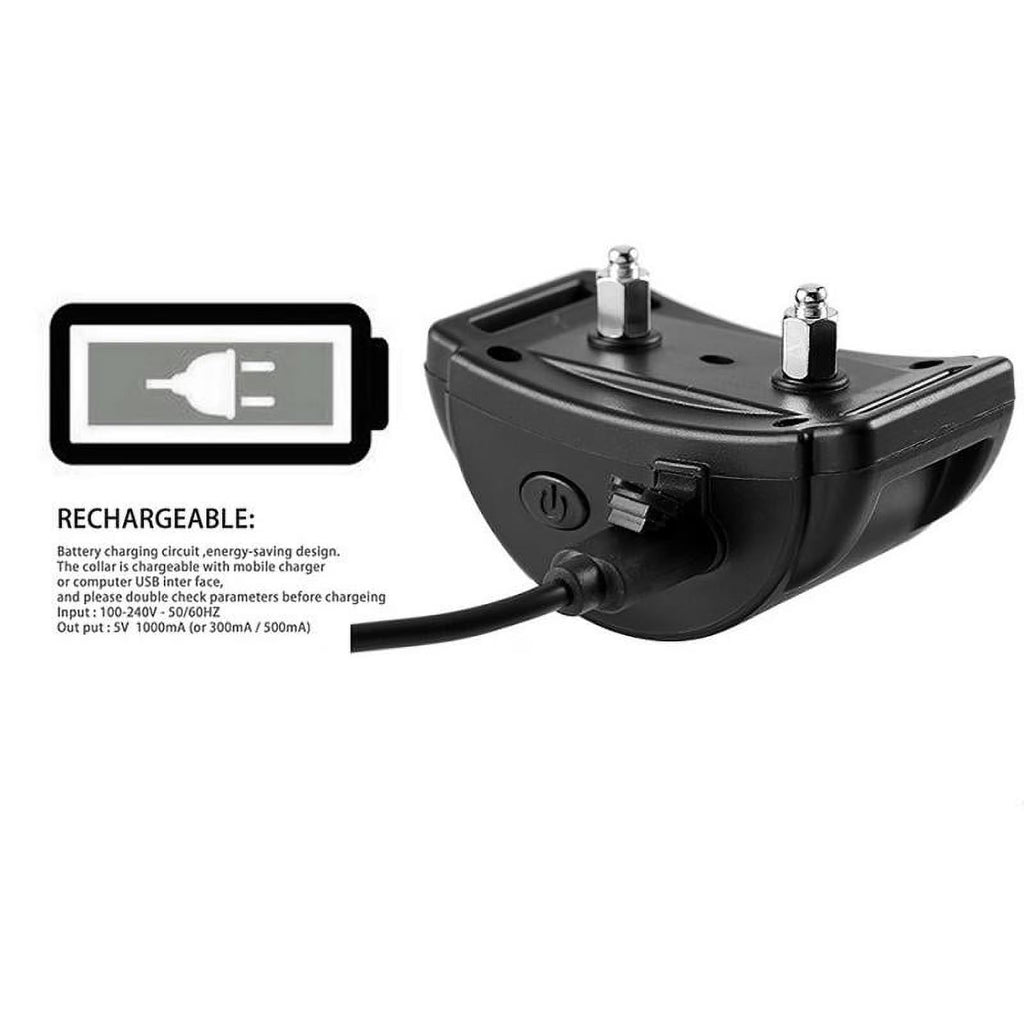 Paipaitek Dog Bark Collar,Automatic Shock & Beep,Waterproof & Rechargeable,For Small to Large Dogs,Black,3pcs