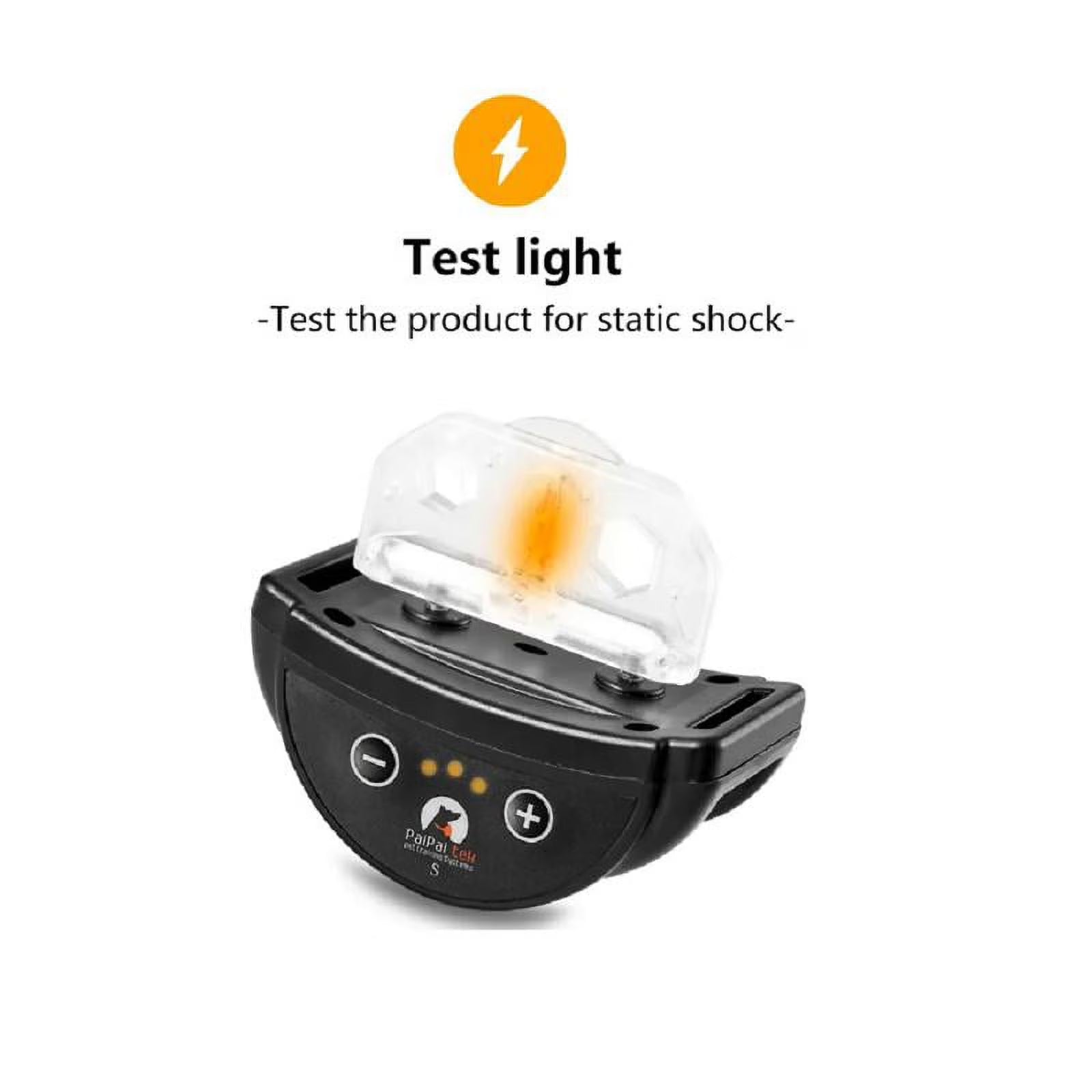 Paipaitek Dog Bark Collar,Automatic Shock & Beep,Waterproof & Rechargeable,For Small to Large Dogs,Black