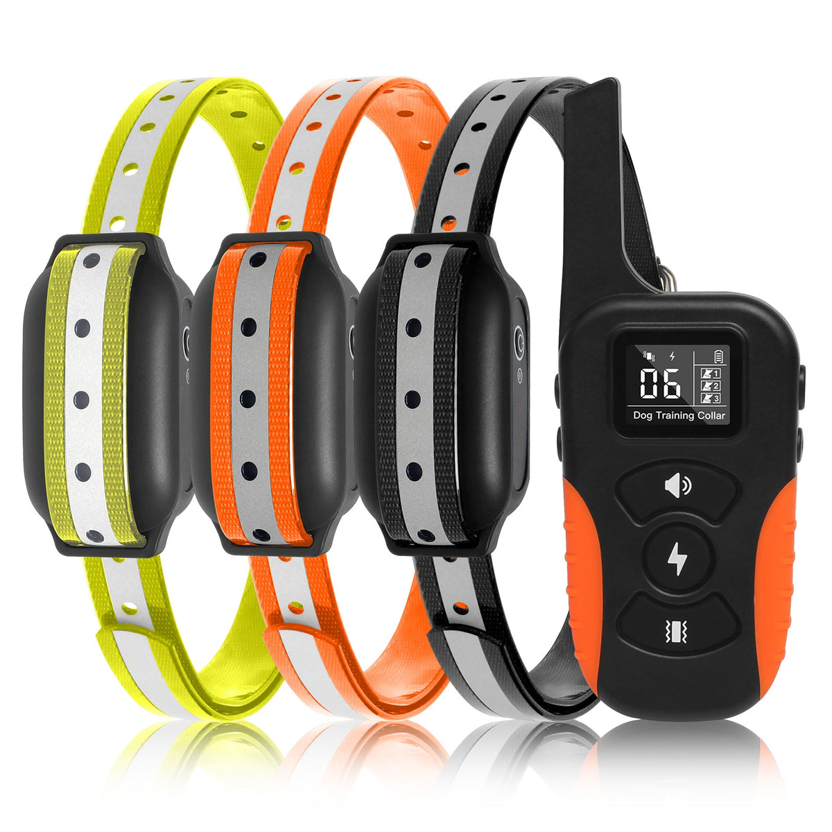 PD 519 PaiPaitek Rechargeable Waterproof Static Shock Electric Dog Training Collar With Remote 3300FT For All Breeds Sizes