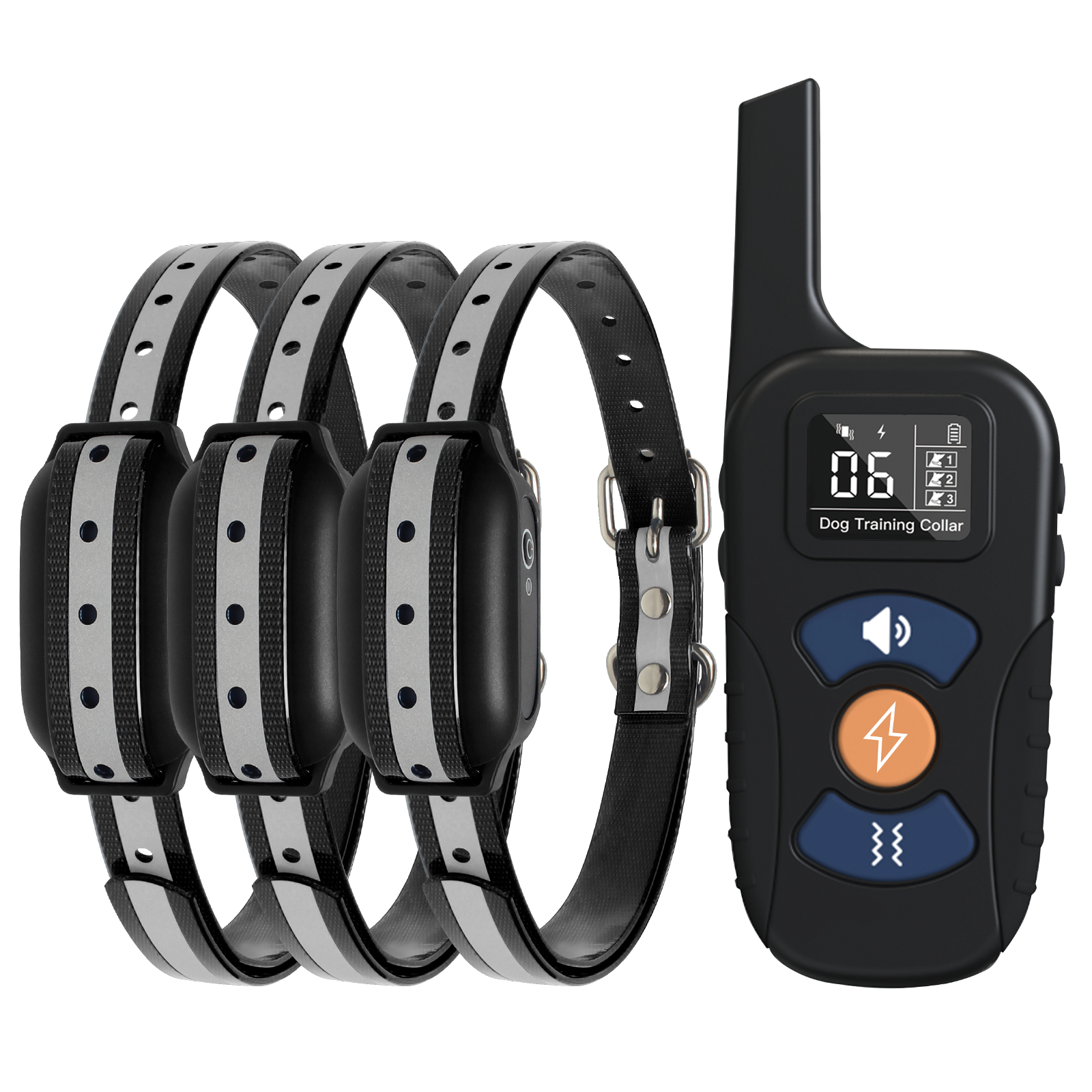 PD 519 PaiPaitek Rechargeable Waterproof Static Shock Electric Dog Training Collar With Remote 3300FT For All Breeds Sizes