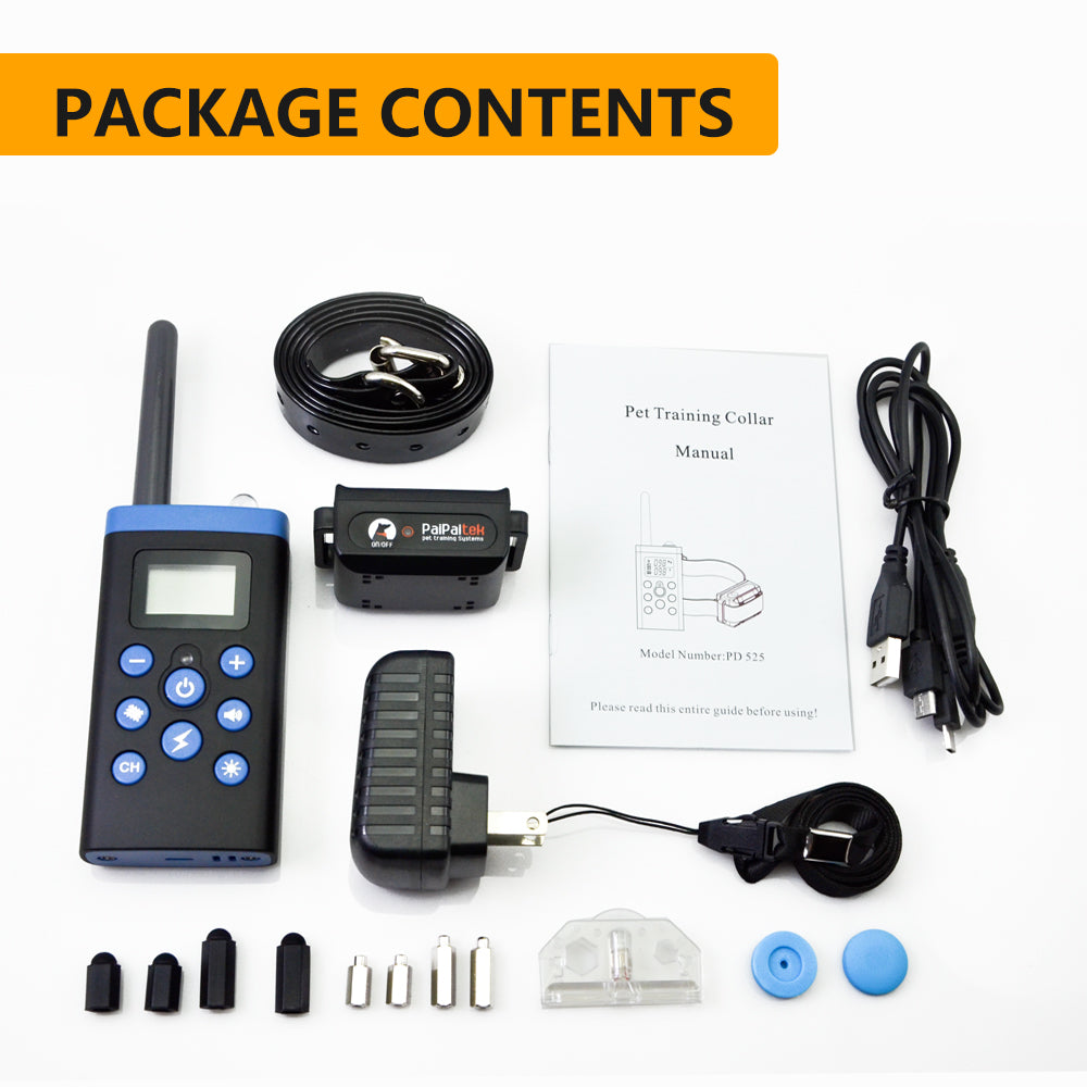 PD 525-TIO 2 IN 1 Dog Remote Training Collar Automatic Stop Barking With Shock